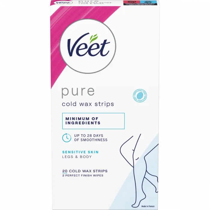 Veet Pure hårfjerningsstrips kropp og ben 20 stk