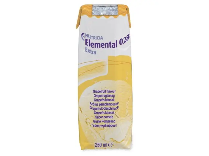 Nutricia Elemental 028 Extra LQ næringsdrikk grapefruktsmak 18x250 ml