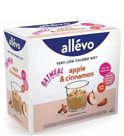 VLCD Oatmeal Grøt Eple & Kanel 15x39g