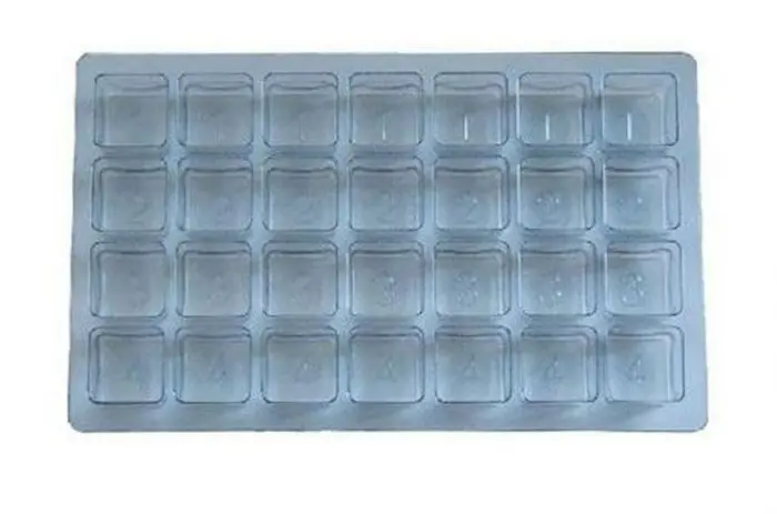 Dosett Medi innsats transparent 10 stk