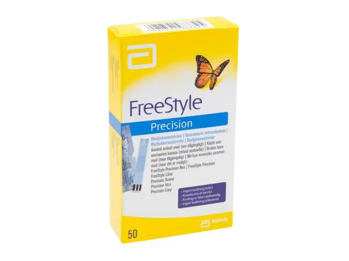 Precision Teststrimmel 50stk
