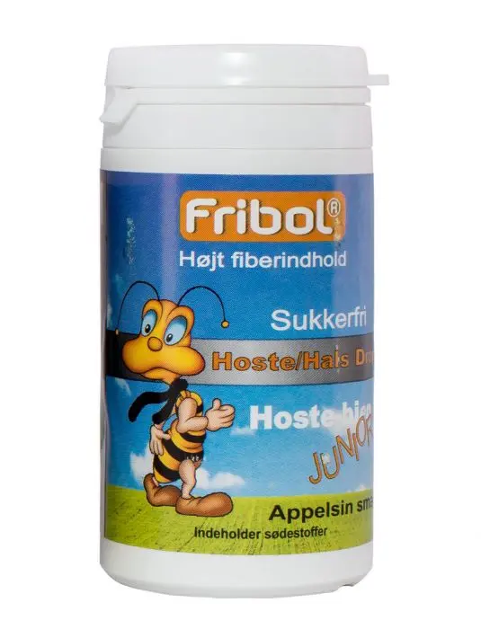 Sukkerfrie Hoste/Hals Drops Junior Appelsin 60g