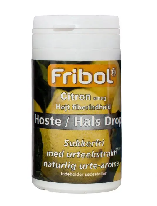 Sukkerfrie Hoste/Hals Drops Sitron 60g
