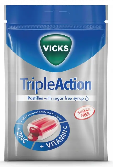Vicks Triple Action halstabletter 72 g