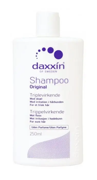 Daxxin Shampoo mot flass u/parfyme 250ml