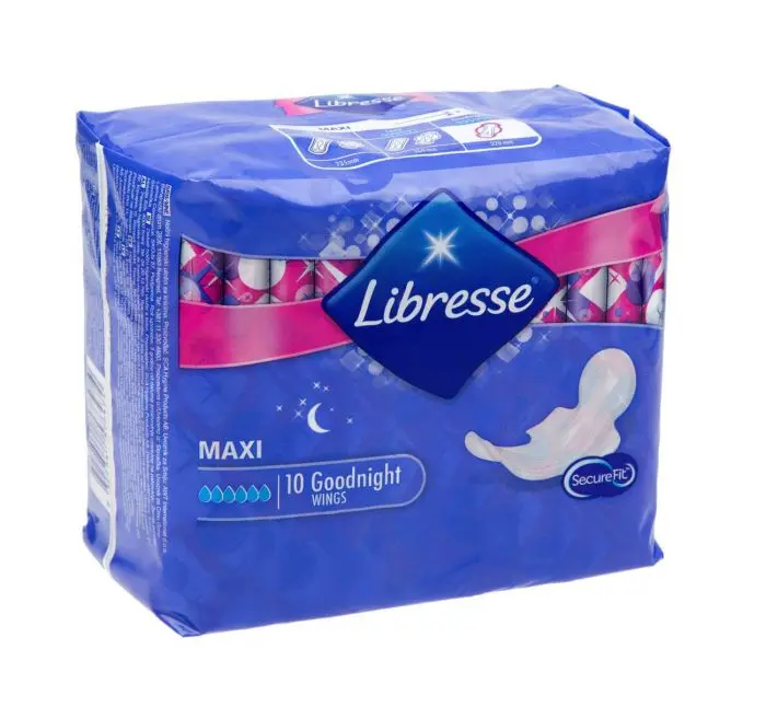Libresse Maxi Night Wing bind 10 stk