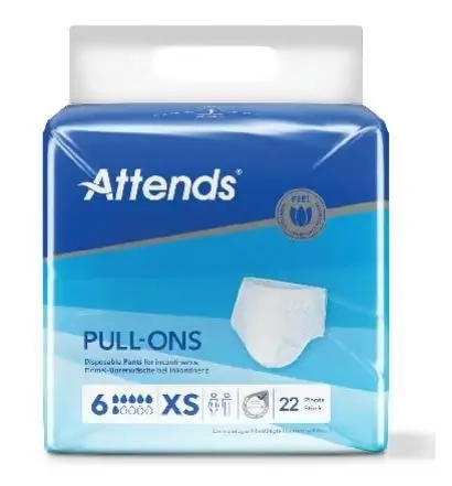 Attends Pull-Ons 6 bleiebukse str XS 22 stk
