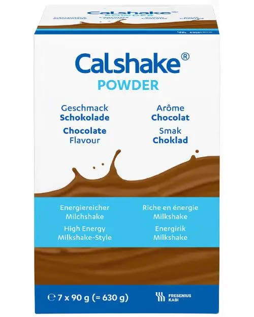 Calshake pulver sjokoladesmak 7x90 g