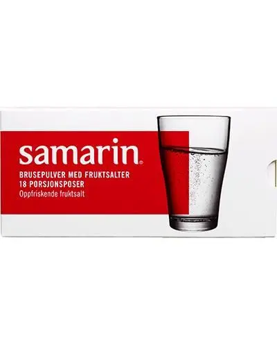 Samarin Fruktsalt bruspulver 18 stk
