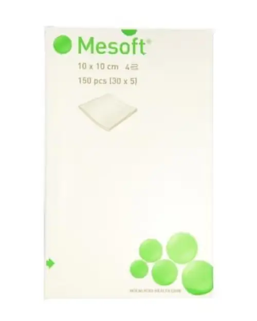 Mesoft sterile kompresser 10x10 cm 30x5 stk