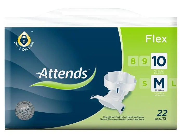 Attends Flex beltebleie 10 str M 22 stk