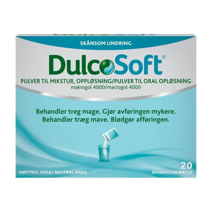 Dulcosoft treg mage mikstur 20 doseposer