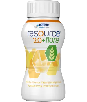 Resource 2.0 + Fibre næringsdrikk vaniljesmak 4x200 ml