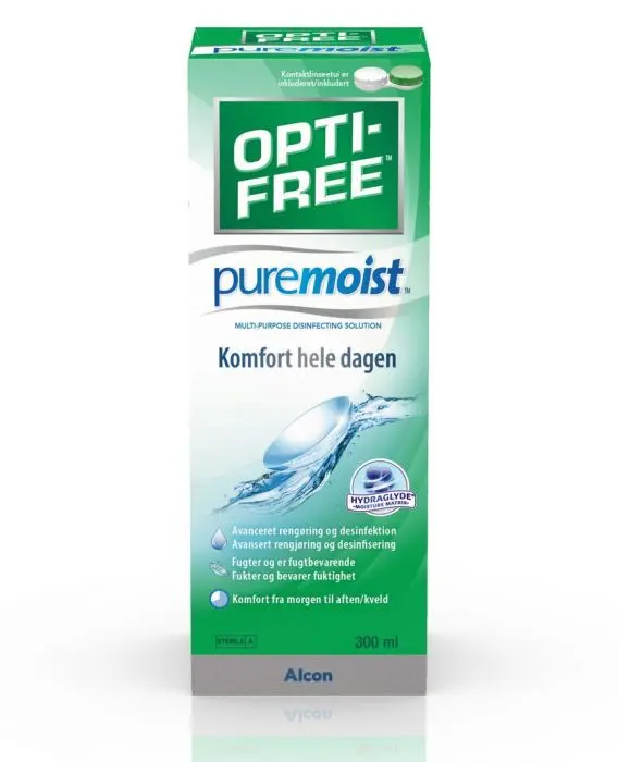 OPTI-FREE puremoist linsevæske m/etui 300 ml