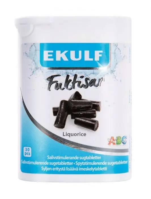 Ekulf Fuktisar Liquorice 30stk