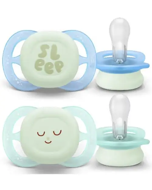 Philips Avent Ultra Air Night narresmokk 0-2 m blå grønn 2 stk