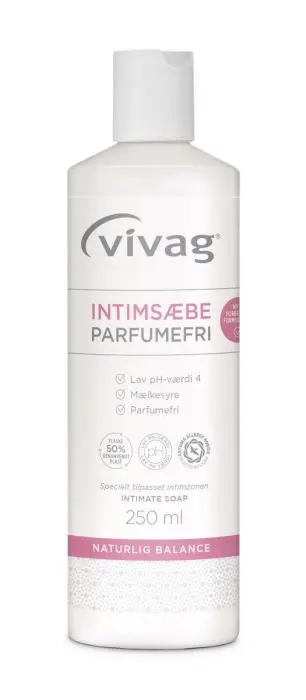 Vivag intimsåpe parfymefri 250 ml
