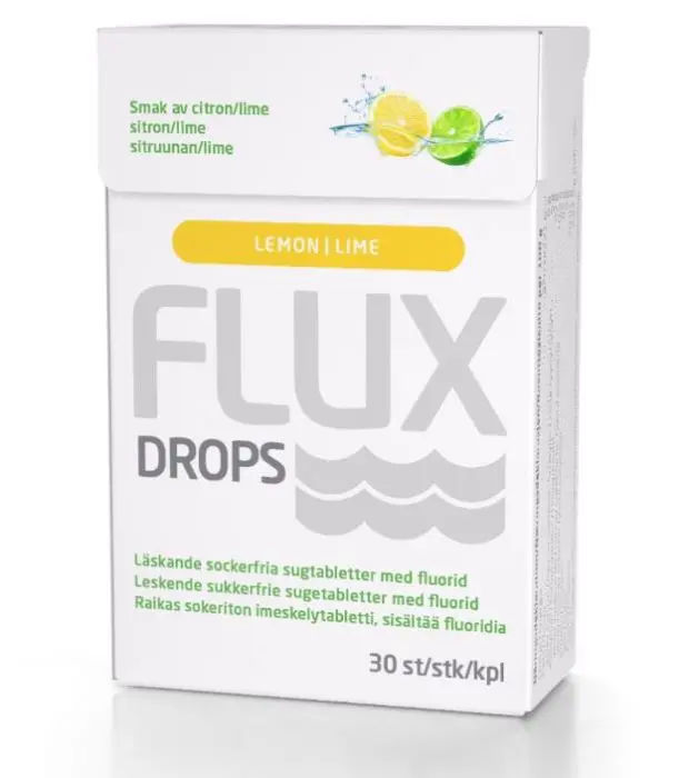 Flux sugetabletter lime- og sitronsmak 30 stk