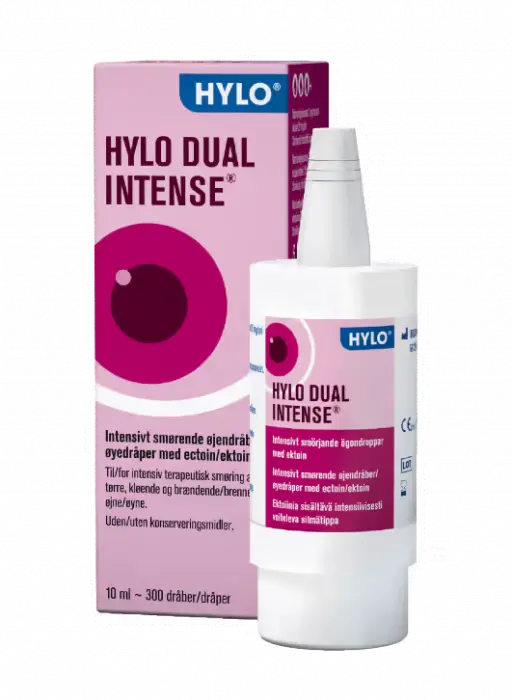 Hylo-Dual Intense smørende øyedråper 10 ml