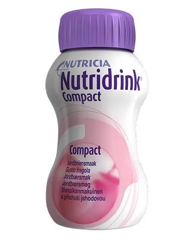 Nutridrink Compact Jordbær 4x125ml
