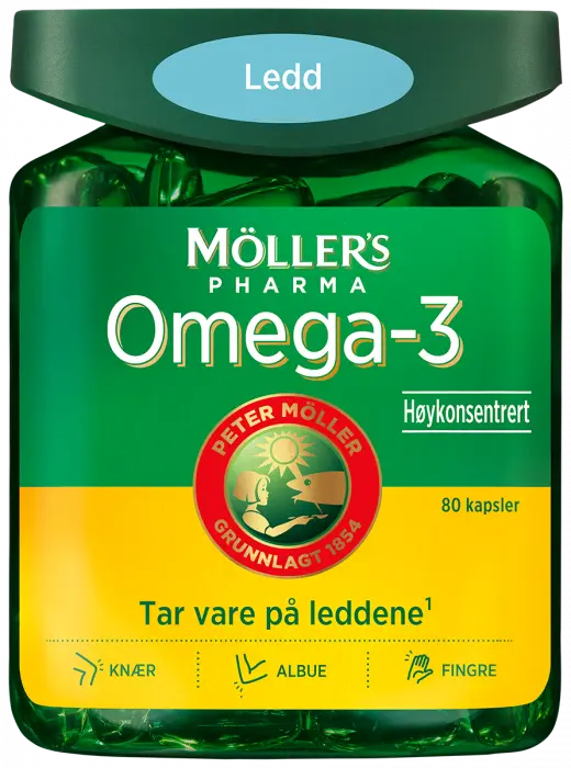 Möller's Pharma Omega-3 Ledd 80 stk