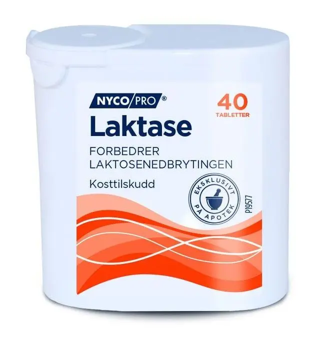 NycoPro Laktase tabletter 40 stk