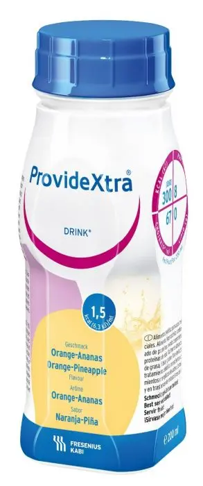 ProvideXtra næringsdrikk appelsin- og ananassmak 4x200 ml