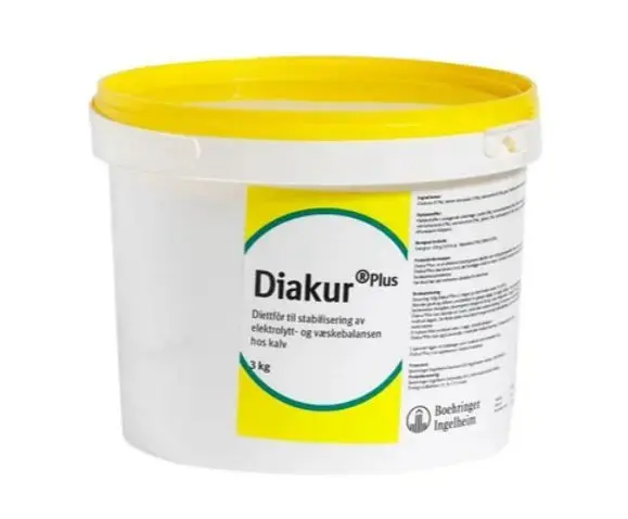 Diakur Plus pulver til kalv 3 kg