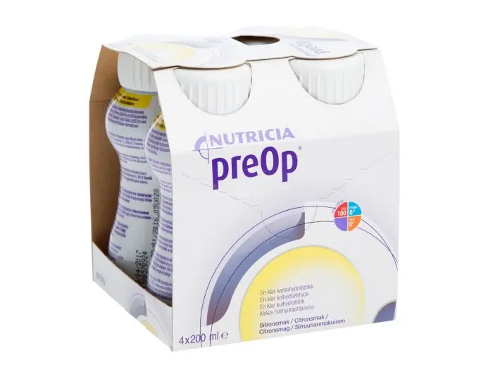 Nutricia preOp næringsdrikk sitronsmak 4x200 ml