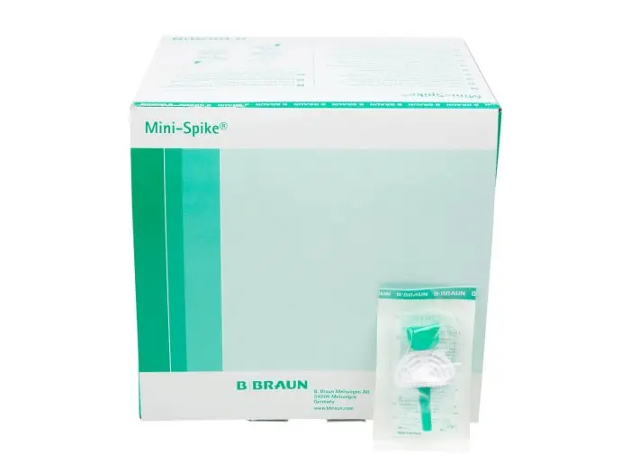 B. Braun Mini Spike opptrekkskanyle med bakteriefilter 50 stk