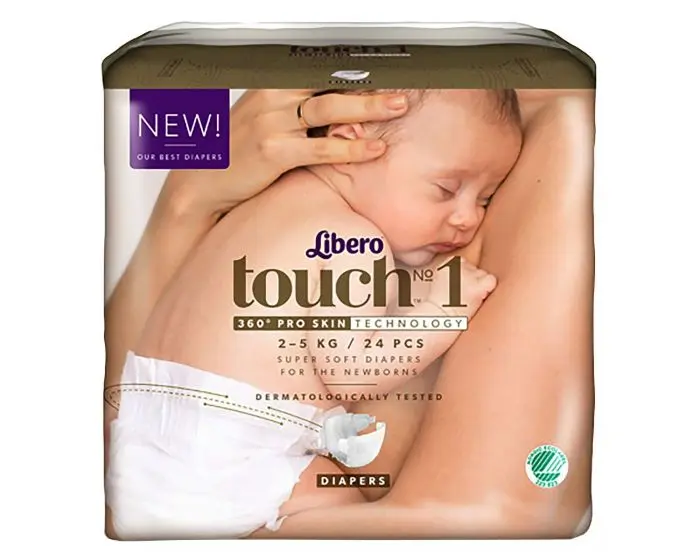 Libero Touch 1 bleier 2-5 kg 22 stk