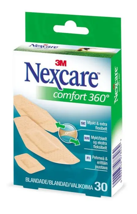 Nexcare Comfort 360 plaster 30stk