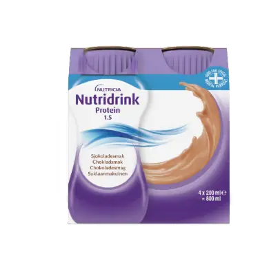 Nutridrink protein 1,5 kcal sjokoladesmak 4x200 ml