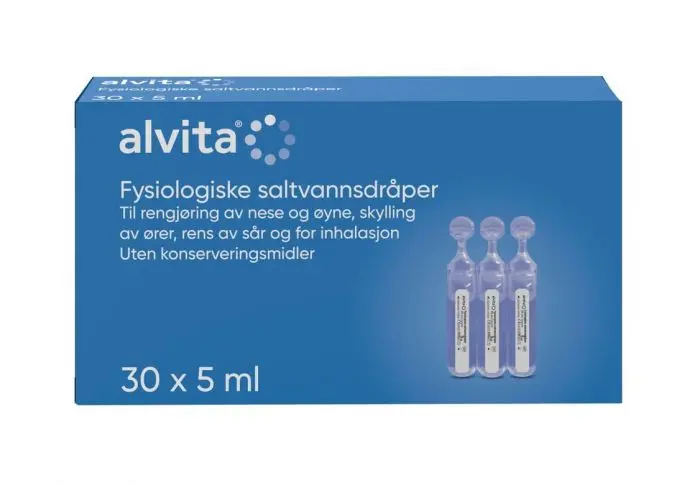 Alvita Saltvannsdråper 30x5ml