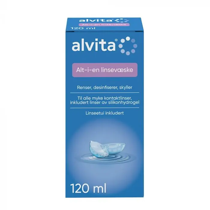 Alvita Alt-i-en Linsevæske 120ml