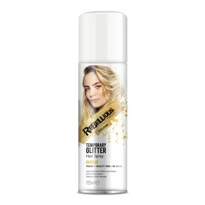 Rebellious Glitter Spray Gold Digger 125 ml
