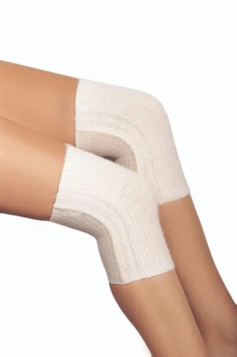 Medima knevarmer tykk beige strl large 1 par
