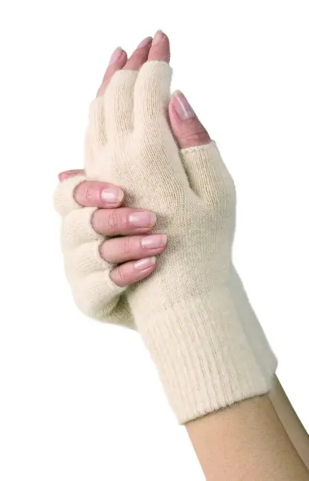 Medima halvfinger vanter beige one size 1 par