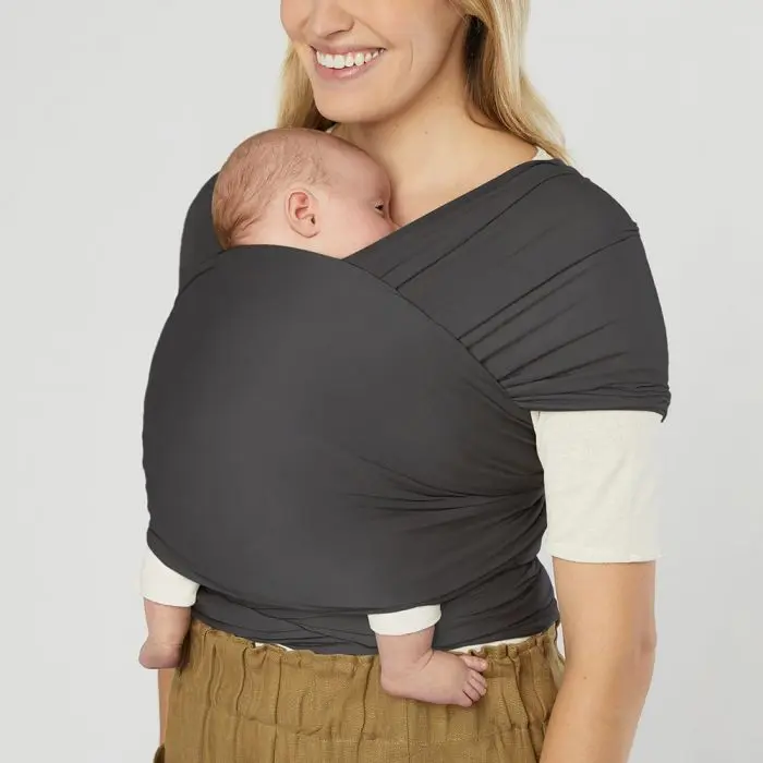 Ergobaby Aura Wrap Knit  bæresjal sort