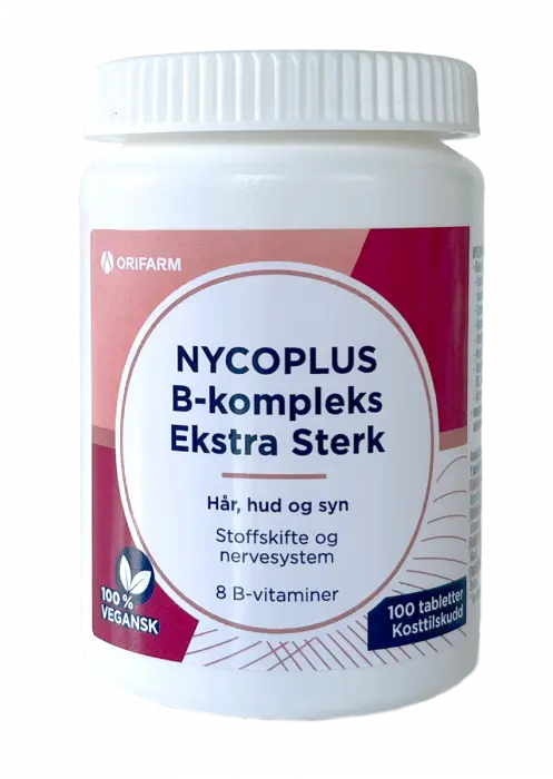 Nycoplus B-kompleks ekstra sterk tabletter 100 stk