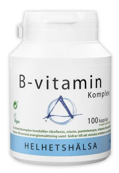 Helhetshälsa B-vitaminkompleks 100 stk
