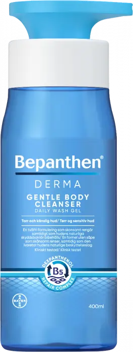Bepanthen Derma Gentle Body Cleanser Daily Wash Gel 400 ml