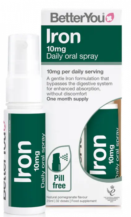 BetterYou Iron 10 mg spray 25 ml