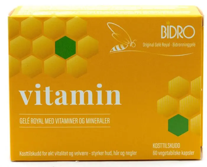 Bidro Gelé Royal Vitamin 60 kapsler