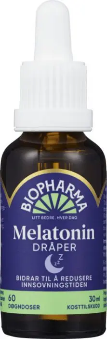 Biopharma Melatonin Dråper 30ml