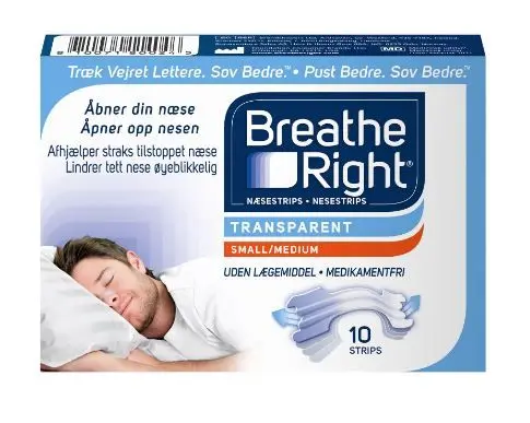 Breathe Right nasal strip snorkeplaster 10 stk