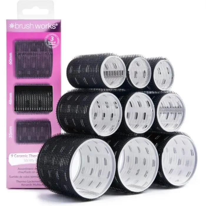Brushworks Ceramic Thermal Rollers, Variety Pack