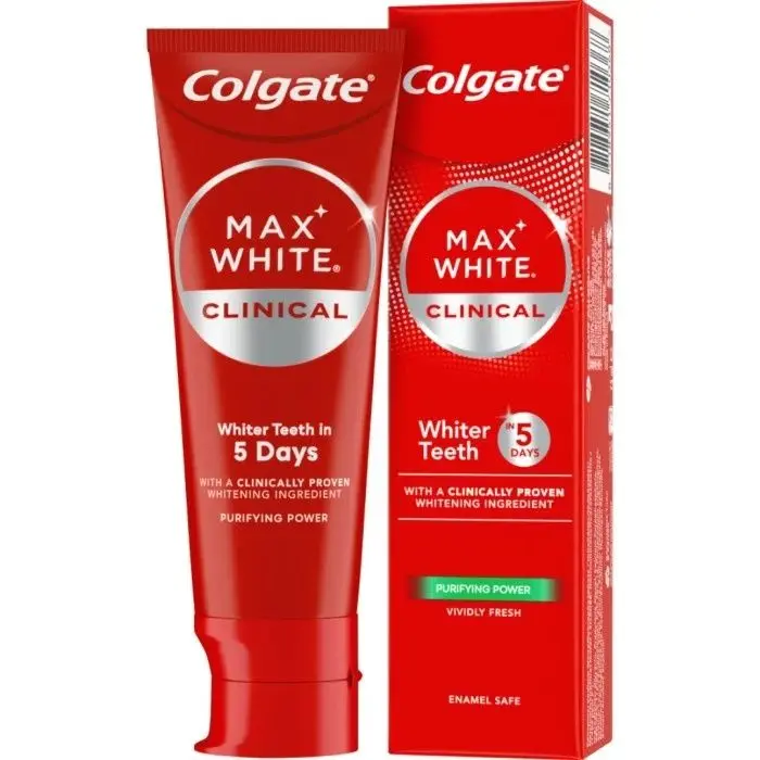Colgate Max White Clinical Tannkrem 75 ml