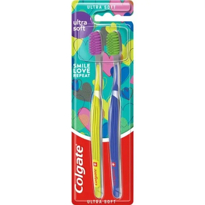 Colgate Ultra Soft Tannbørste 2-Pack