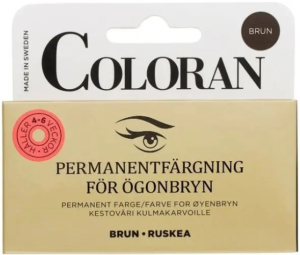 Coloran Øyenbrynsfarge Brun